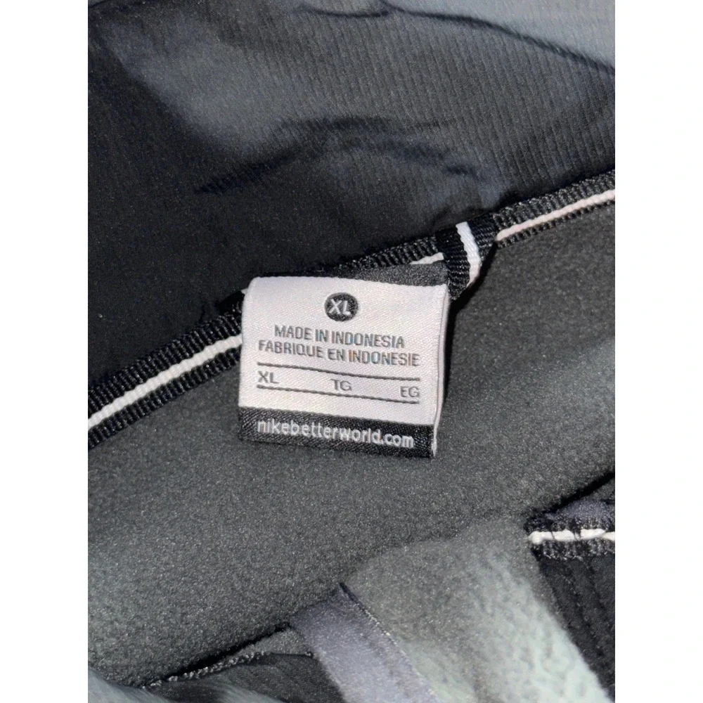 Nike Florida Rush Soccer Club Softshell Jacket Black Full Zip Hooded Mens XL